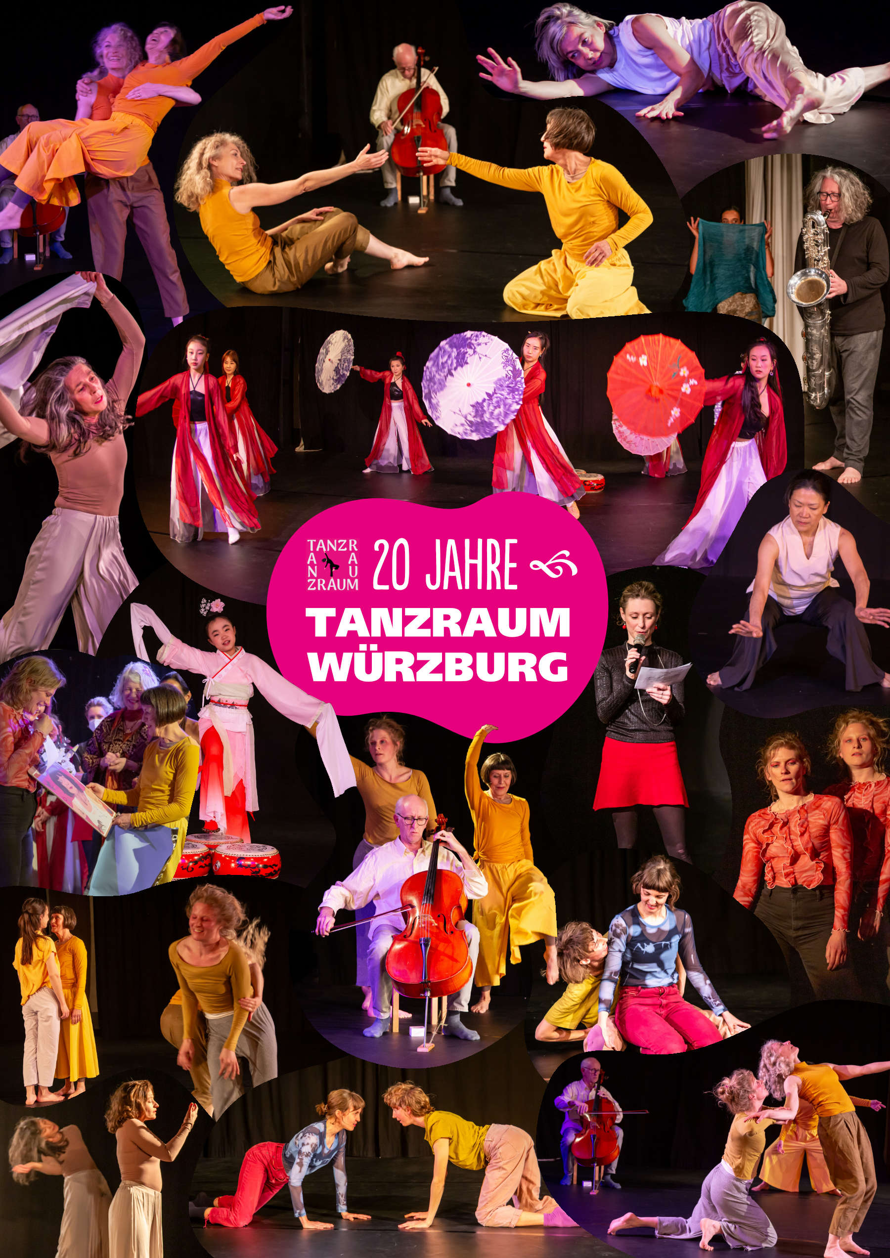 Flyer 20 Jahre TANZRAUM Würzburg